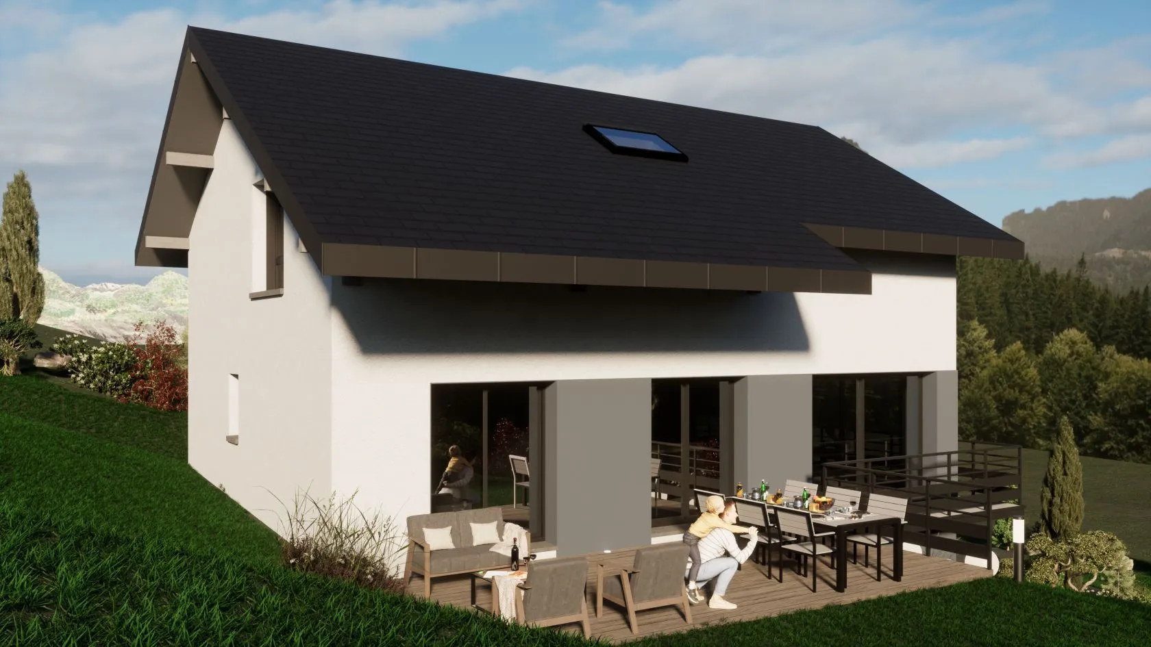 Maison neuve 110 m² à Frangy (74270)