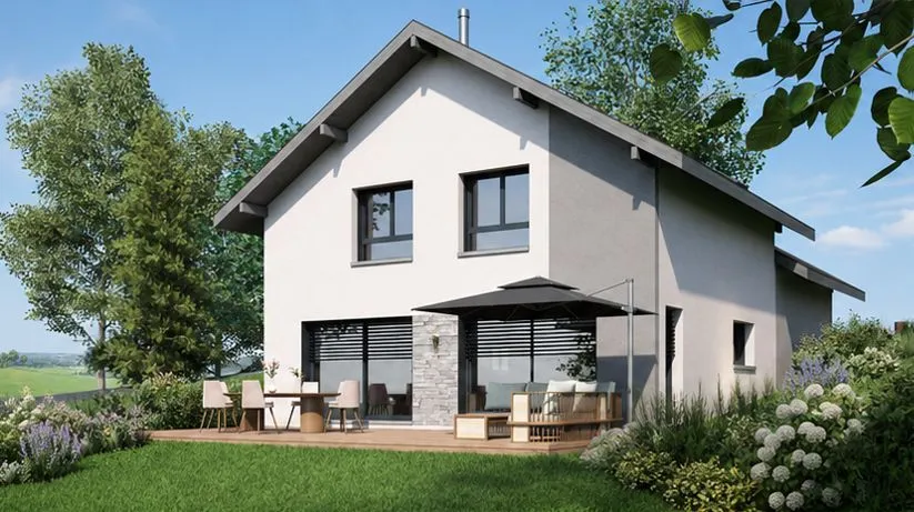 Maison neuve 120 m² à Saint-Martin-Bellevue (74370)