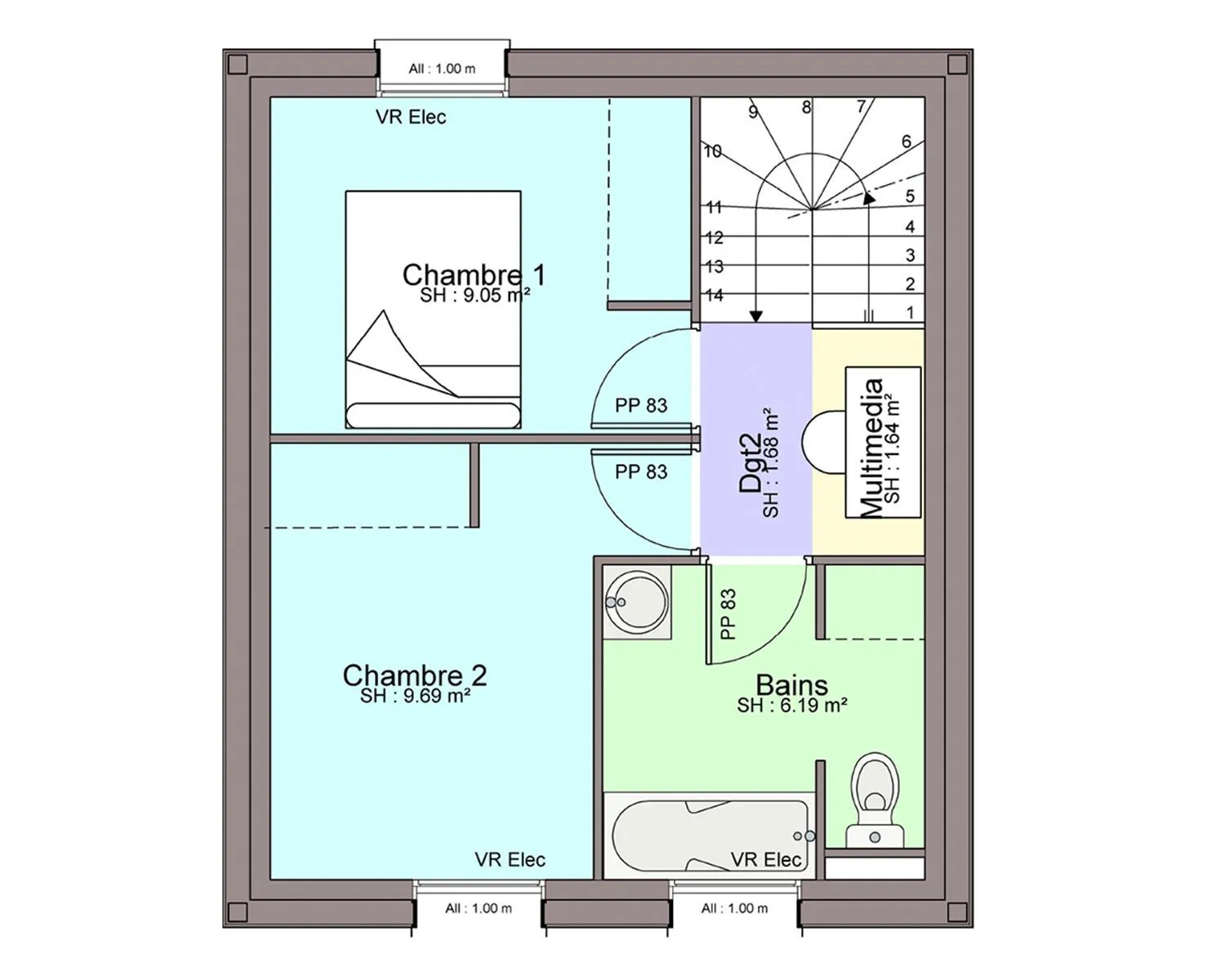 Maison neuve 60 m² à Rouans (44640)