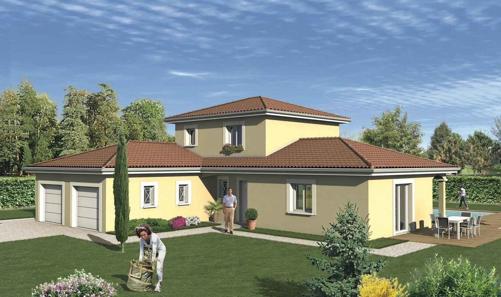 Maison neuve 115 m² à Satolas-et-Bonce (38290)