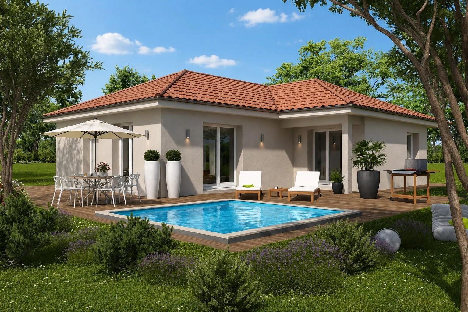 Maison neuve 87 m² à Bernin (38190)