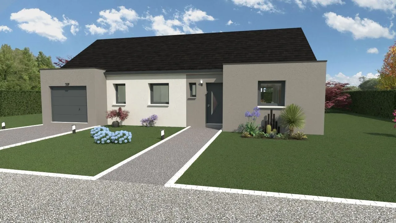 Maison neuve 90 m² à Flers-sur-Noye (80160)