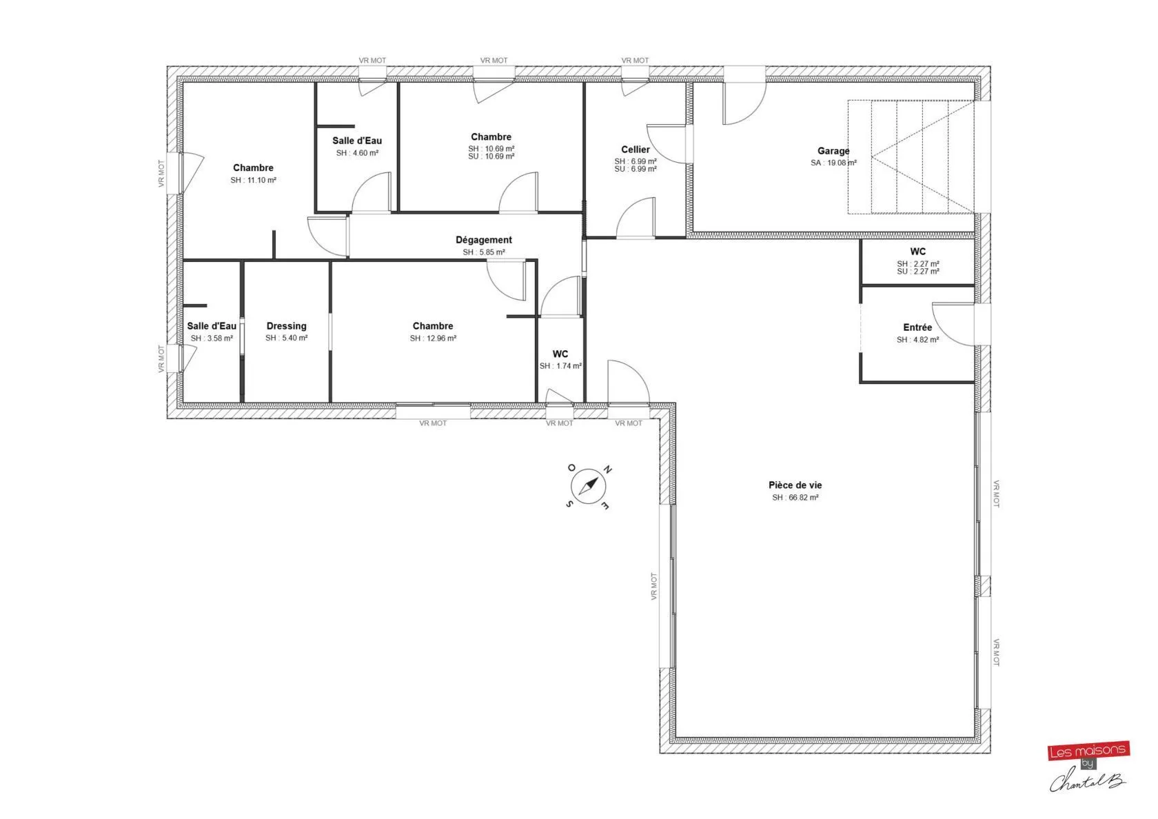 Maison neuve 137 m² à Étaules (17750)