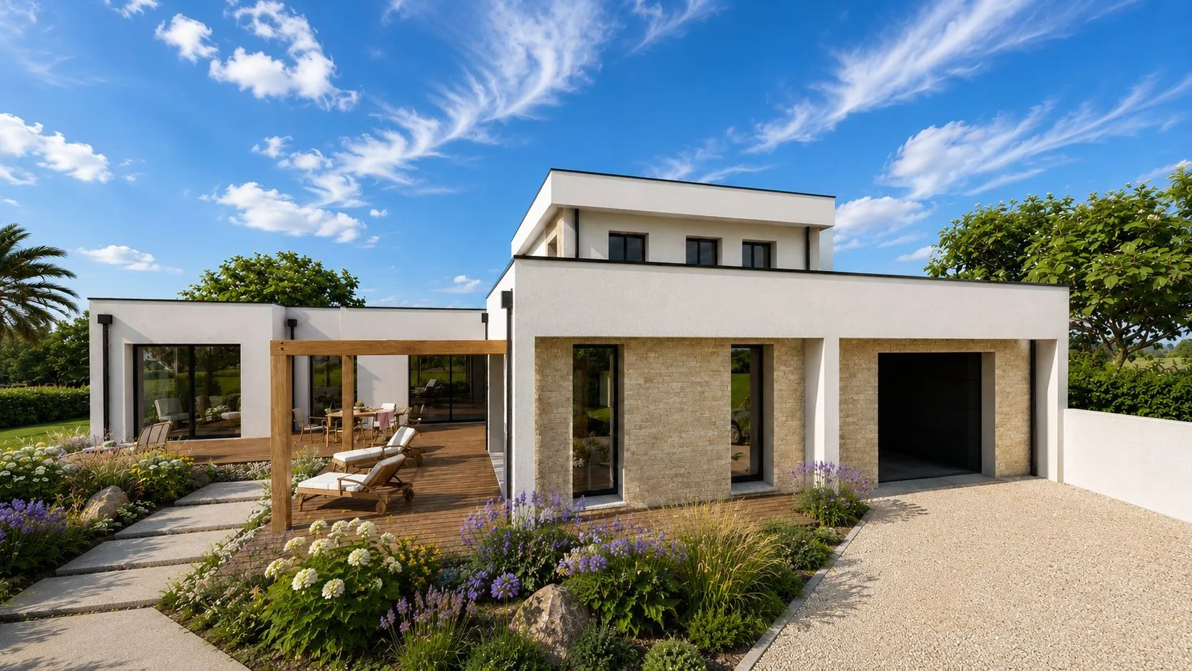 Maison neuve 155 m² à Saint-Aubin-des-Landes (35500)