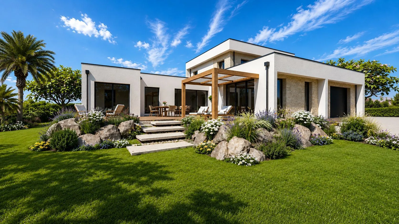 Maison neuve 155 m² à Saint-Aubin-des-Landes (35500)