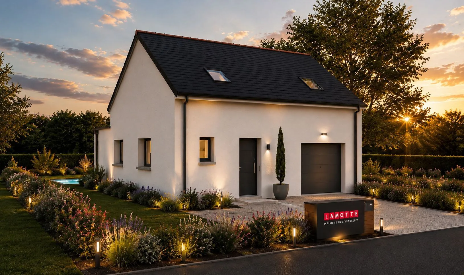Maison neuve à Langan