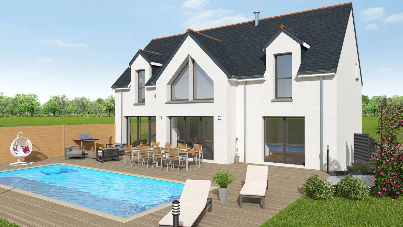 Maison neuve 135 m² à Saint-Lunaire (35800)