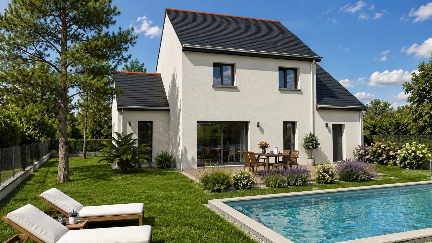 Maison neuve 112 m² à Saint-Guyomard (56460)