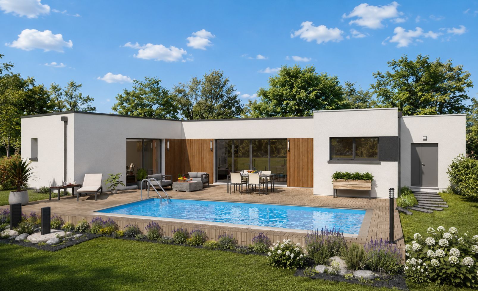 Maison neuve 120 m² à Saint-Guyomard (56460)