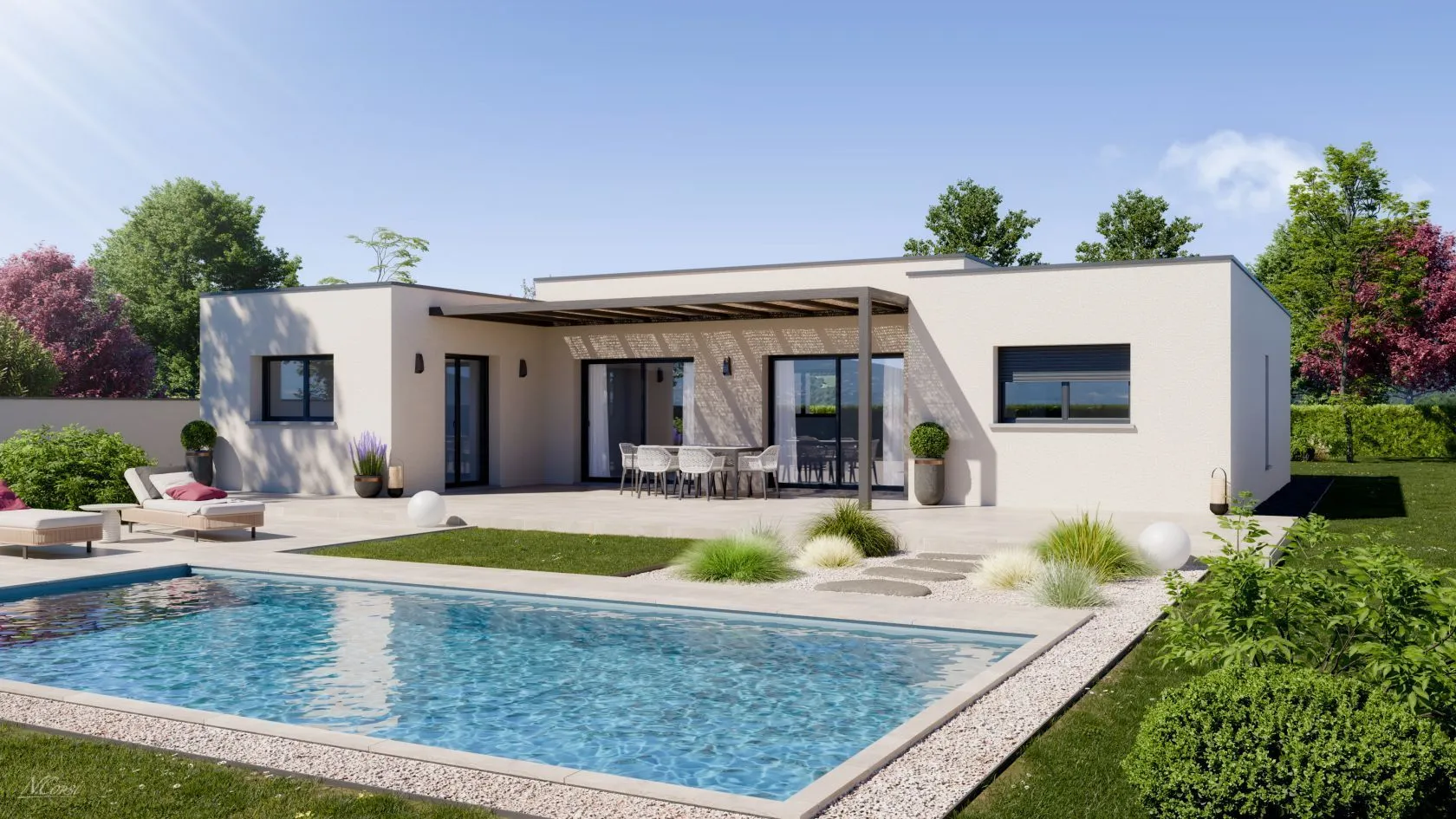 Maison neuve 119 m² à Steinbrunn-le-Bas (68440)