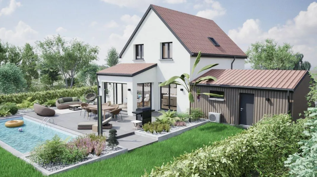 Maison neuve 130 m² à Seltz (67470)