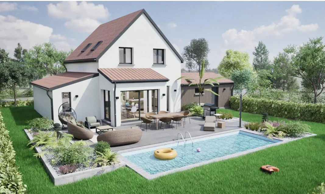 Maison neuve 130 m² à Seltz (67470)