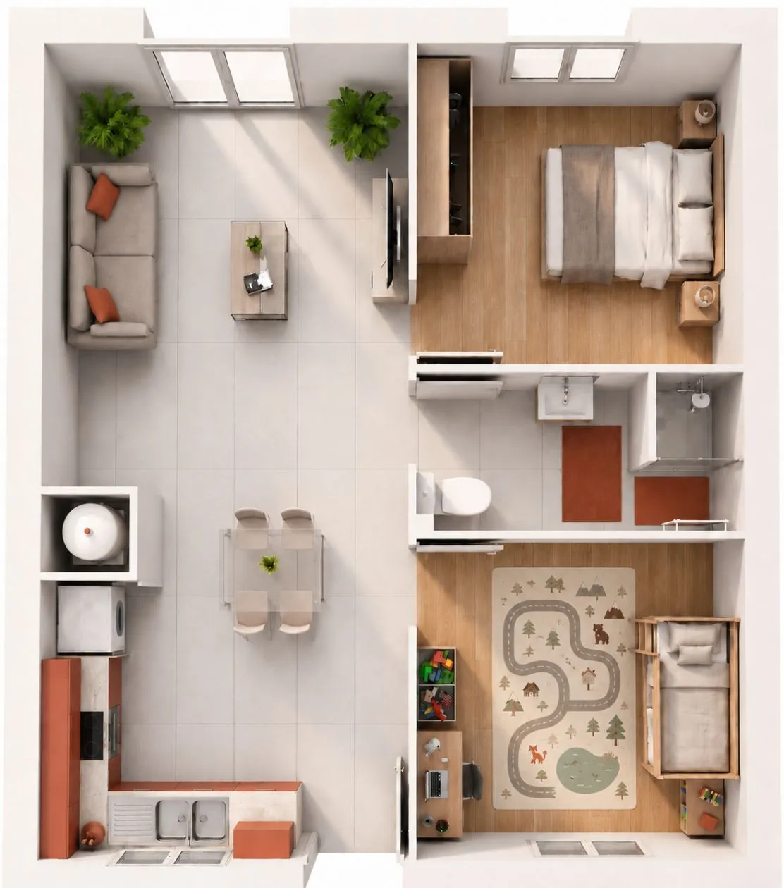Maison neuve 48 m² à Camors (56330)
