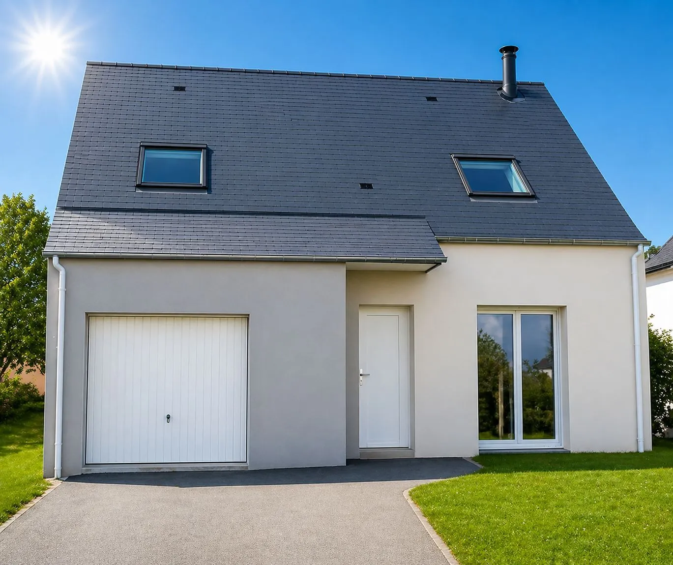 Maison neuve à Langan