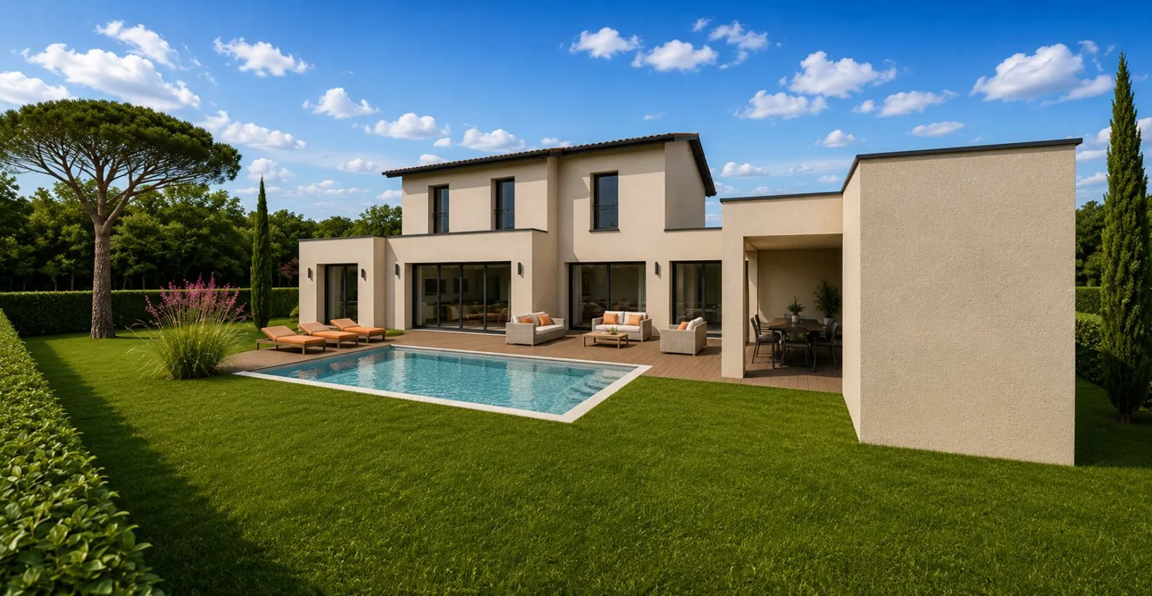 Maison neuve 165 m² à Lissieu (69380)