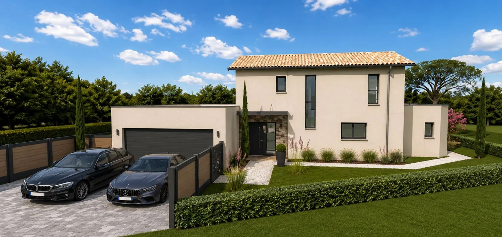 Maison neuve 165 m² à Lissieu (69380)