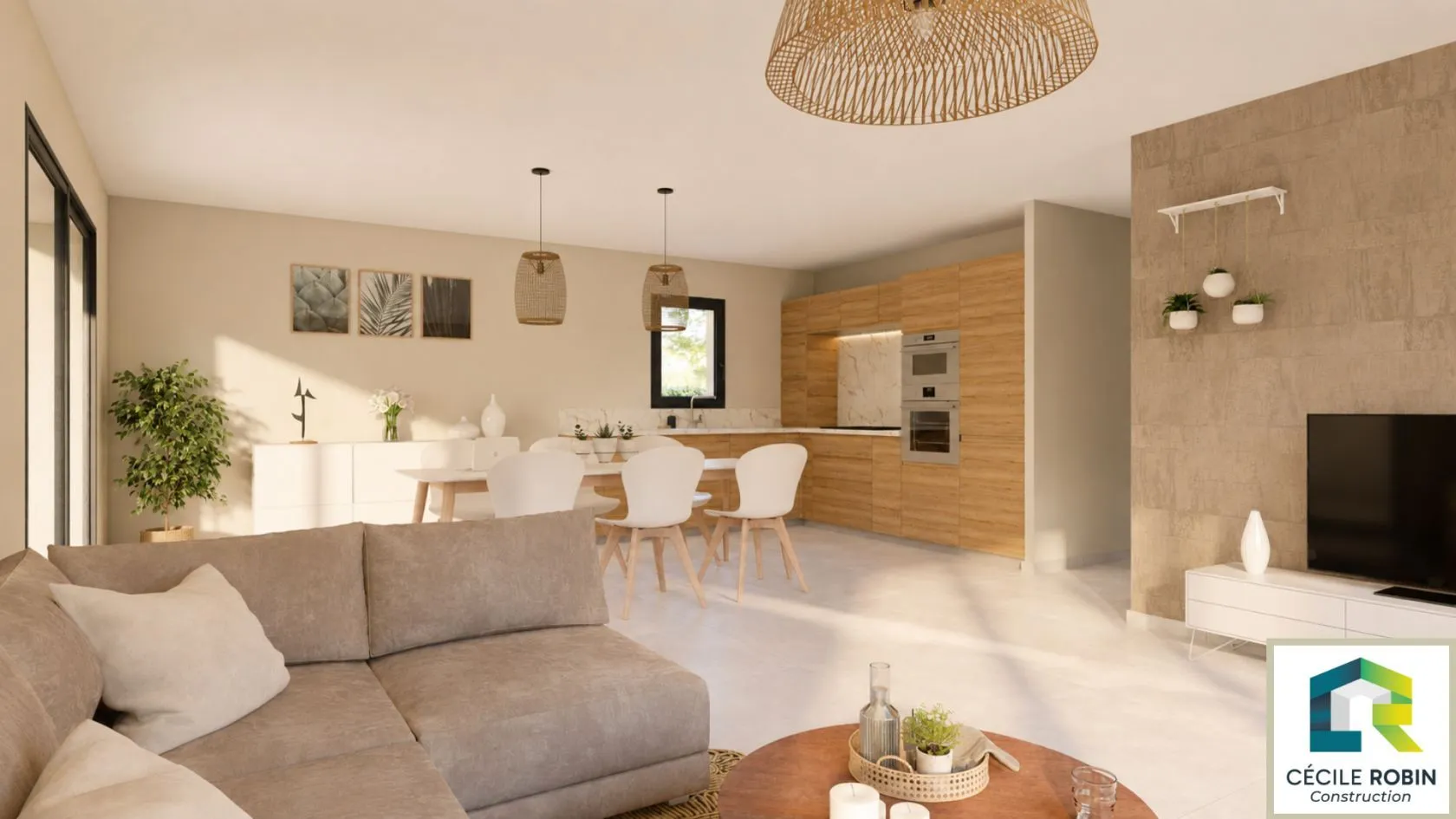 Maison neuve 85 m² à Saint-Martin-le-Chatel (01310)