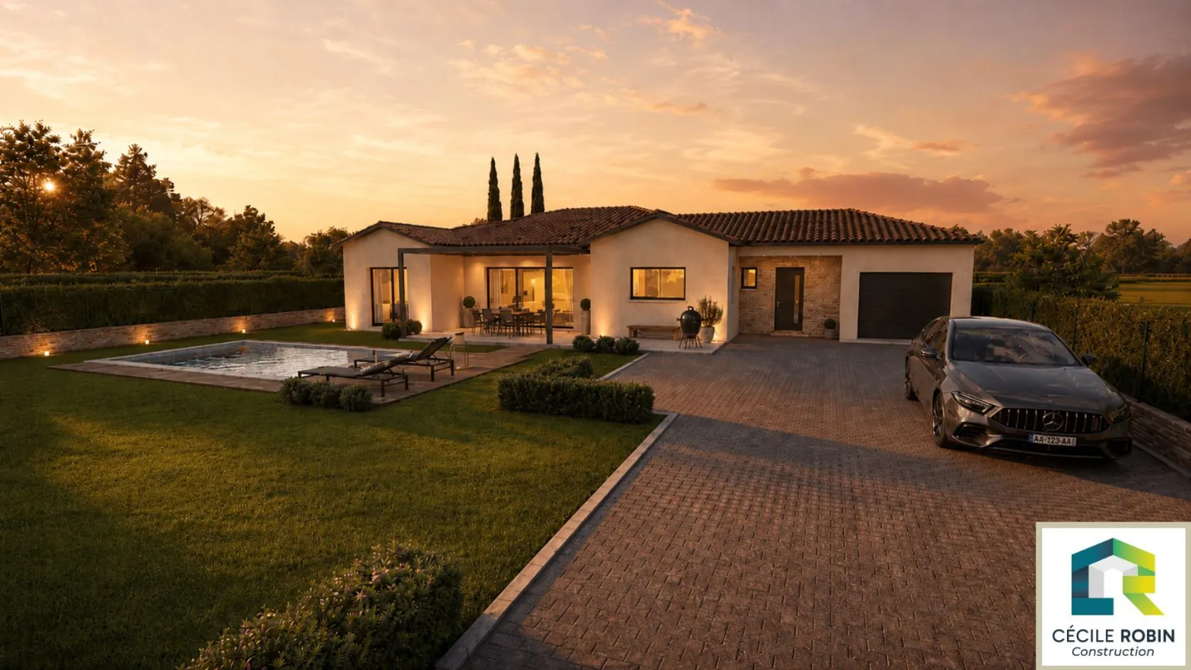 Maison neuve 115 m² à Garnerans (01140)