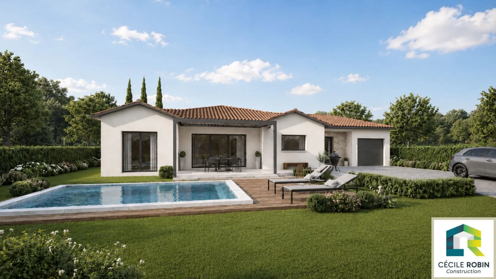 Maison neuve 115 m² à Garnerans (01140)