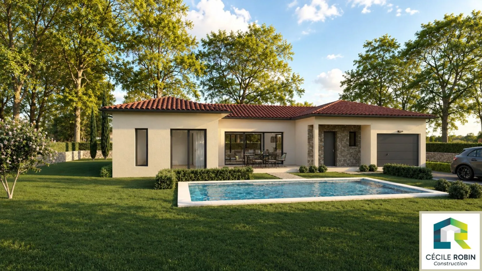 Maison neuve 110 m² à Chatillon-sur-Chalaronne (01400)