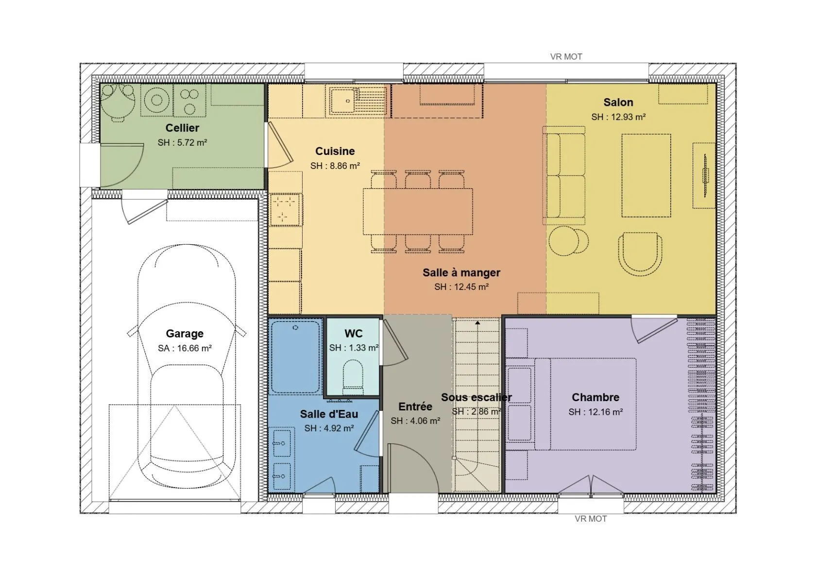 Maison neuve 94 m² à Villebret (03310)