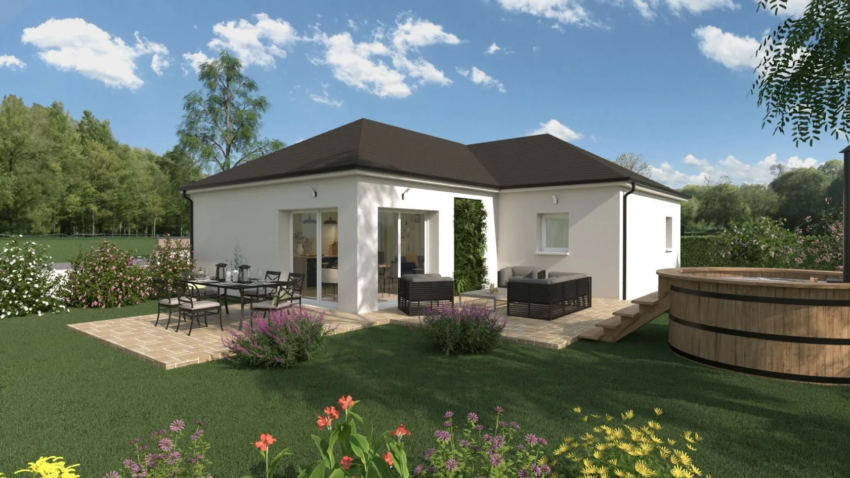 Maison neuve 101 m² à Lignerolles (03410)
