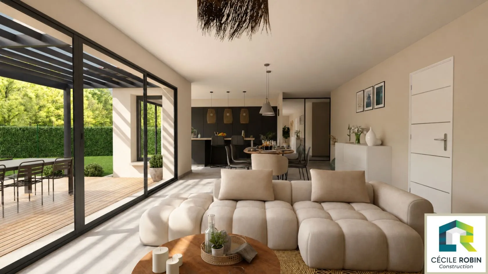 Maison neuve 103 m² au Coteau (42120)