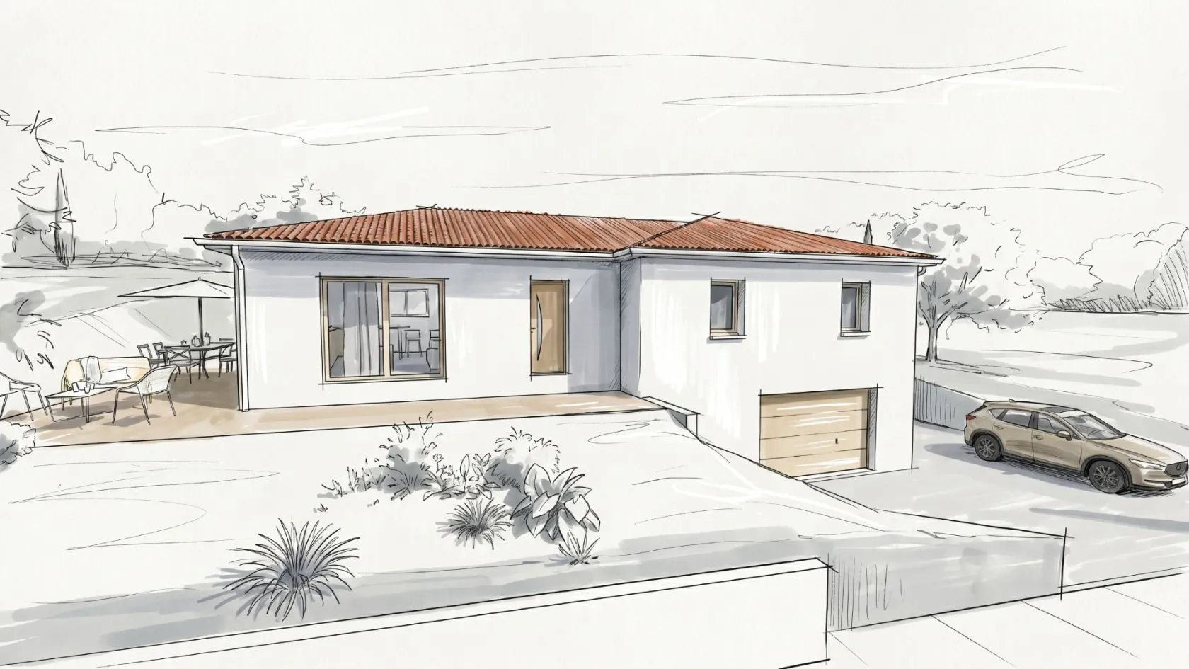 Maison neuve 99 m² à Saint-Romain-en-Jarez (42800)