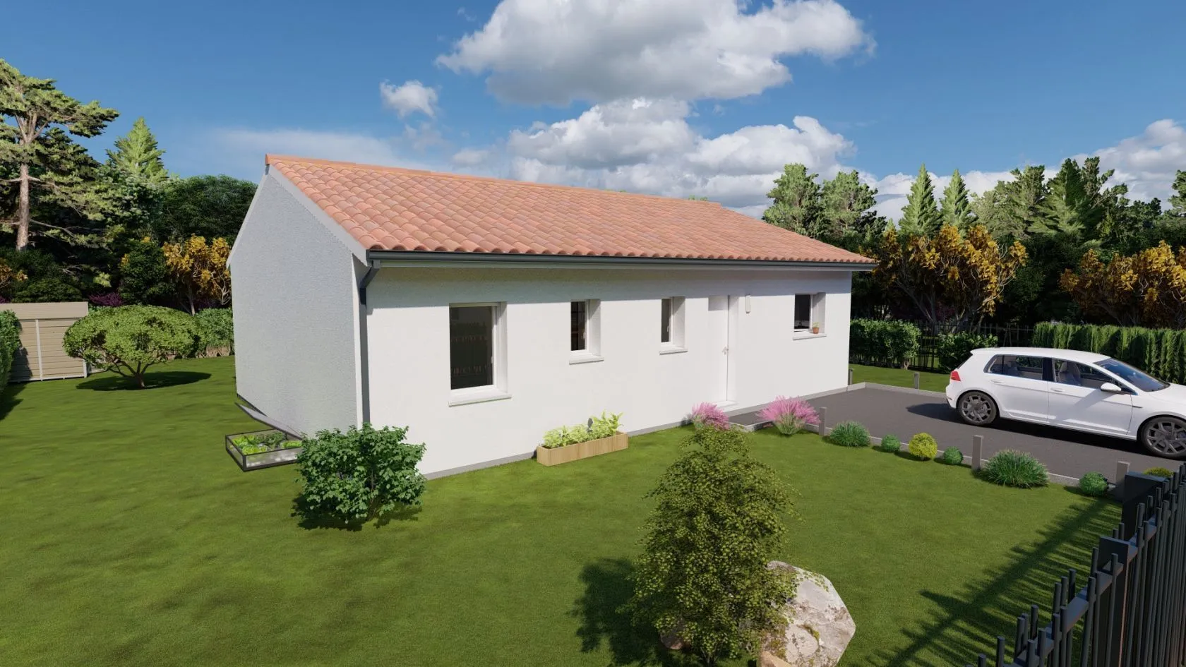Maison neuve à Bougue