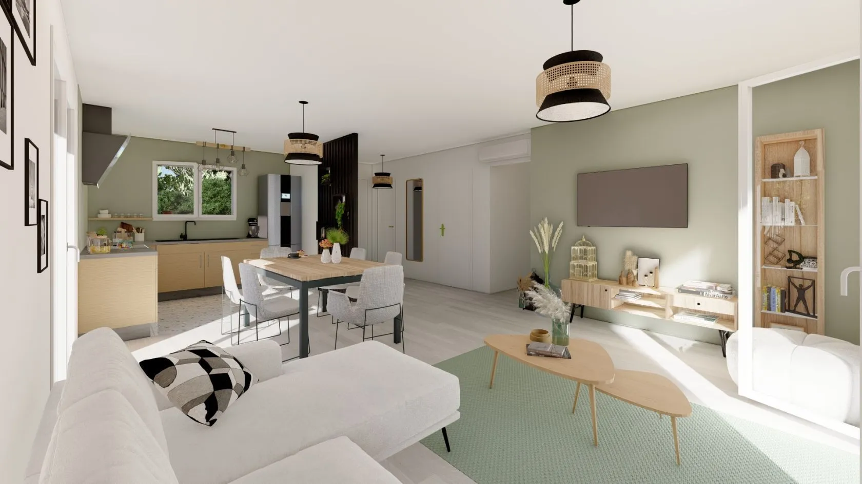Maison neuve 80 m² à Bougue (40090)