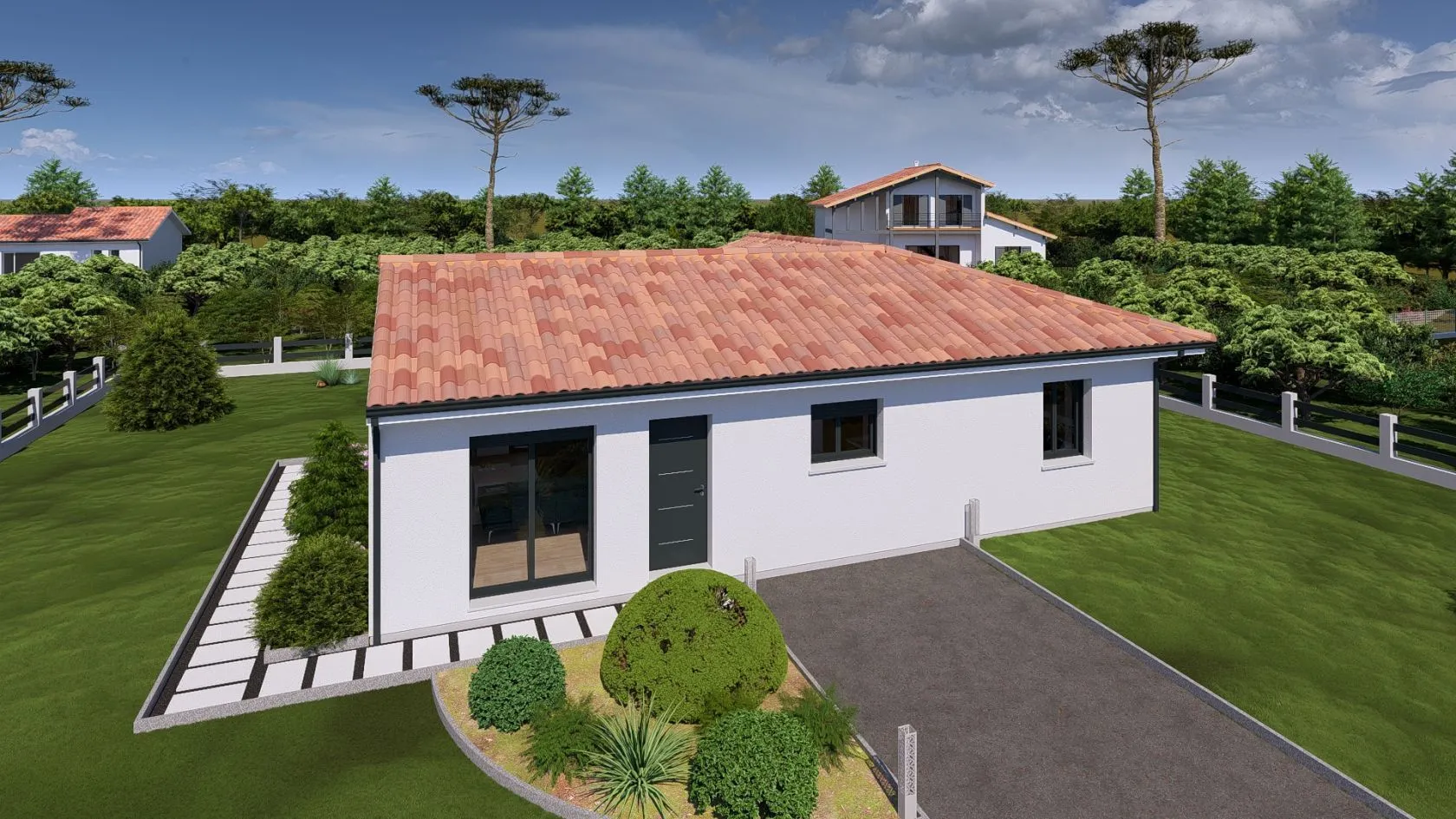 Maison neuve 95 m² à Léon (40550)