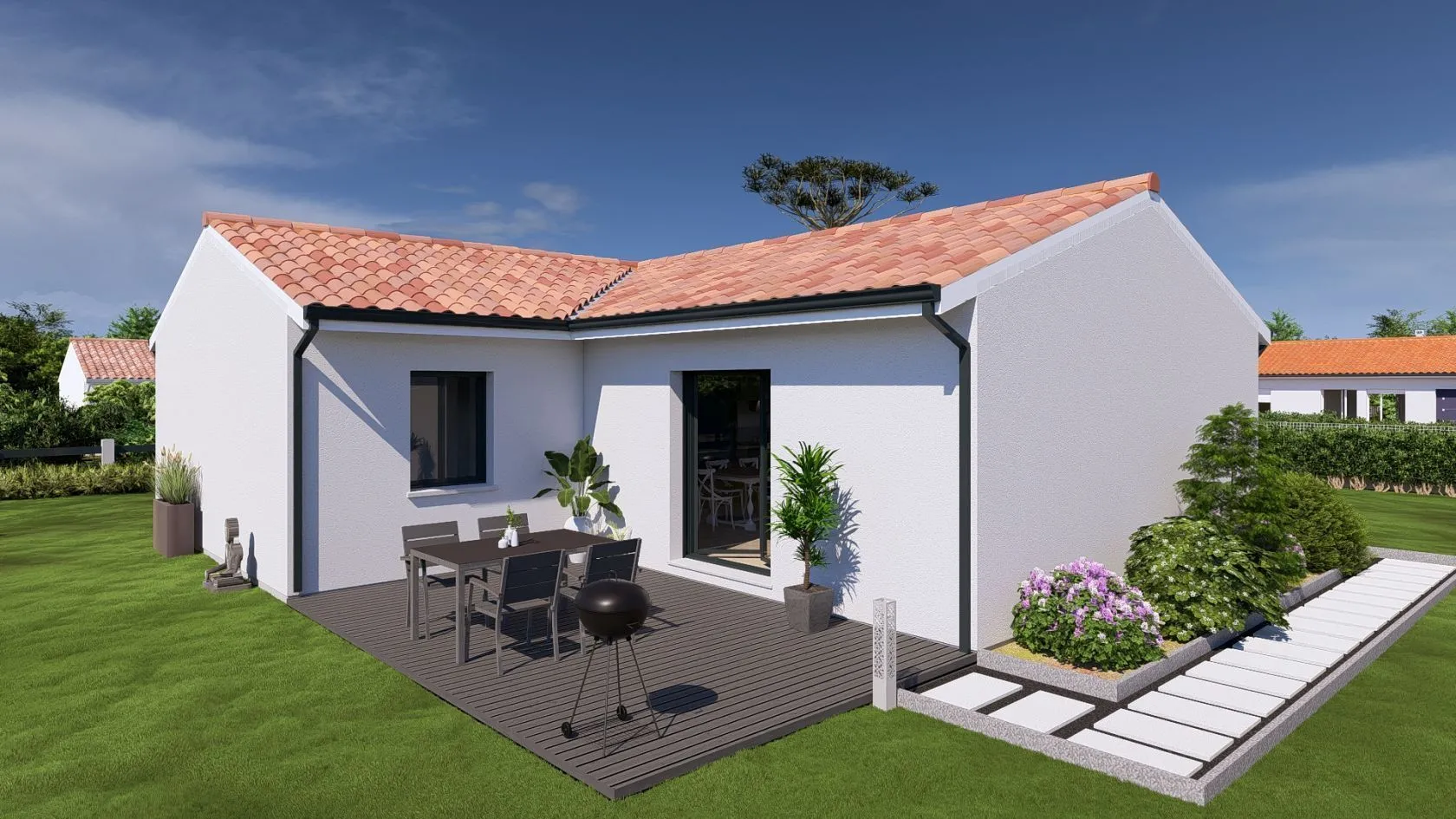 Maison neuve 95 m² à Léon (40550)