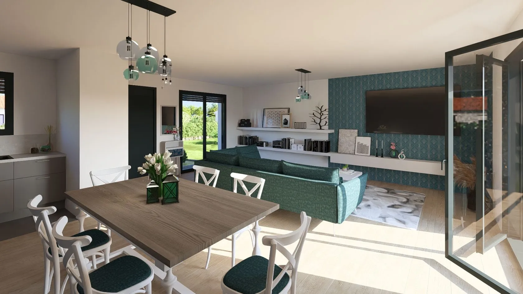 Maison neuve 95 m² à Léon (40550)