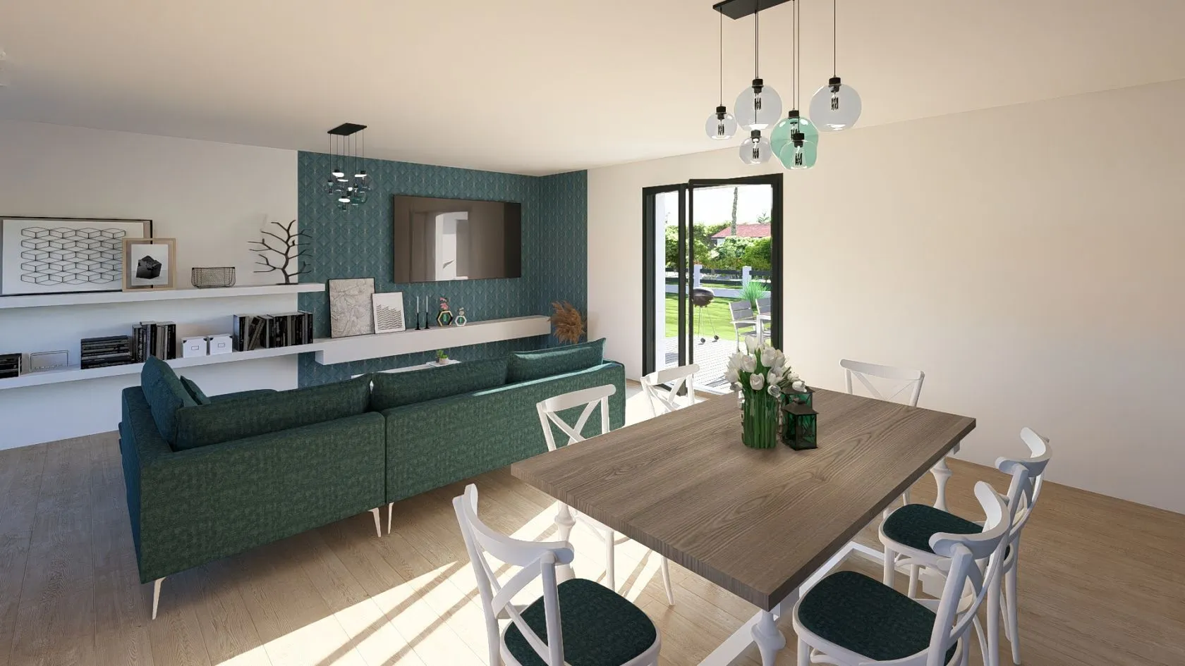 Maison neuve 95 m² à Léon (40550)
