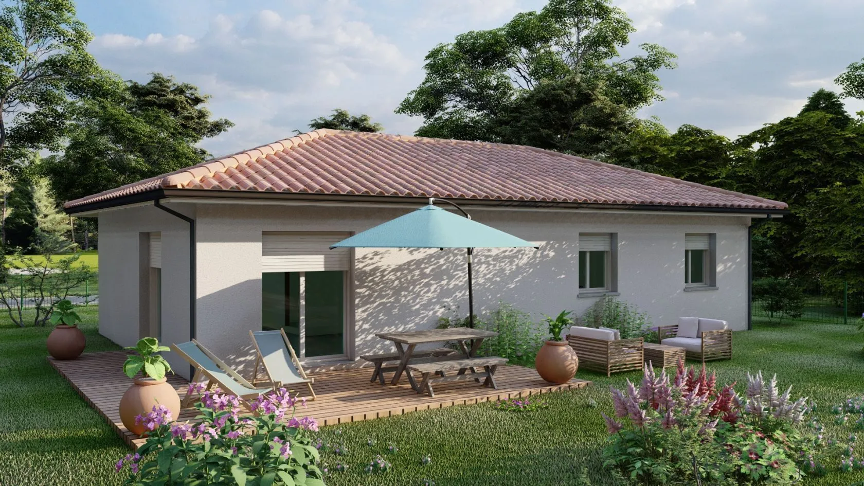 Maison neuve à Moliets-et-Maa