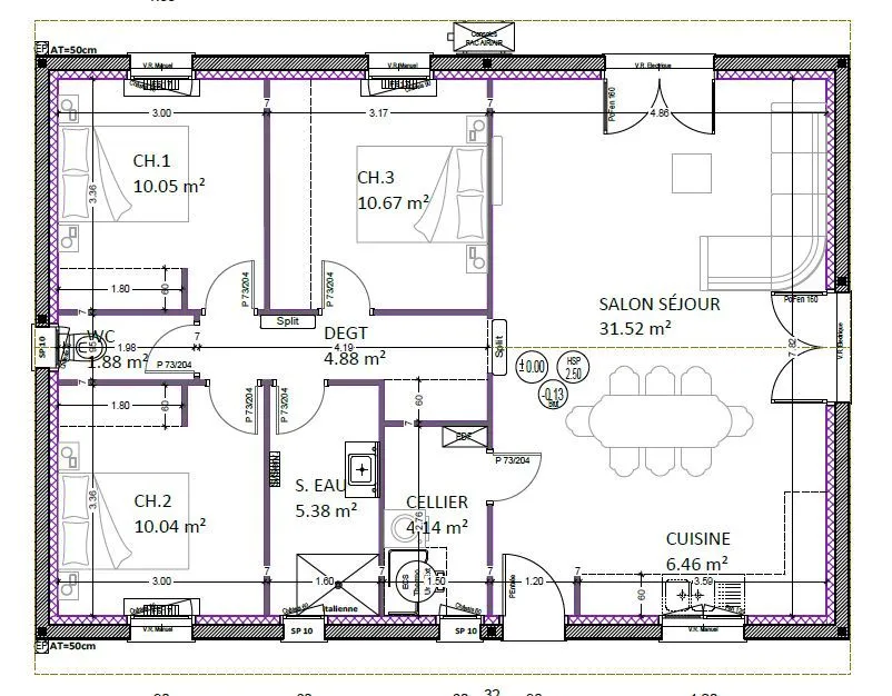 Maison neuve 85 m² à Vielle-Saint-Girons (40560)