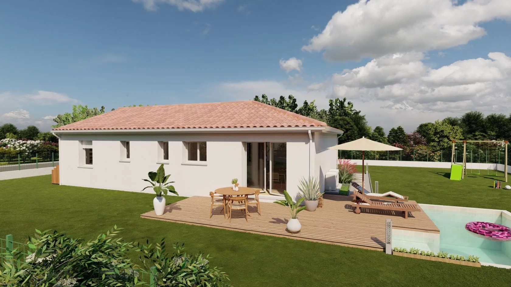 Maison neuve 95 m² à Chalagnac (24380)