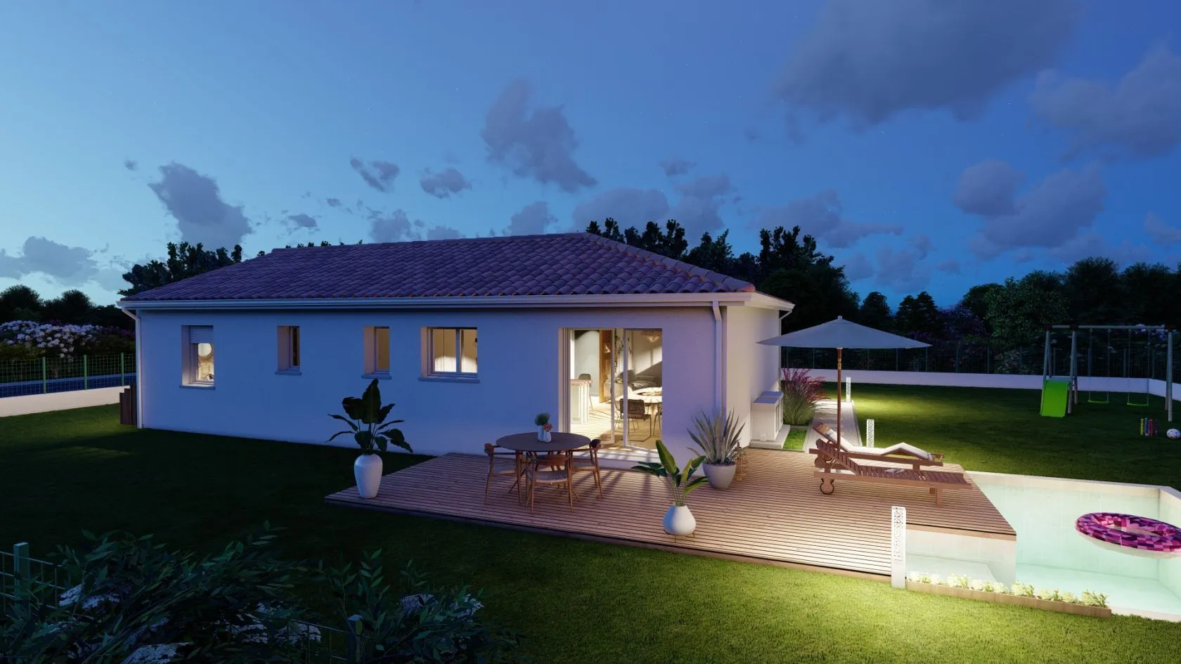 Maison neuve 95 m² à Chalagnac (24380)