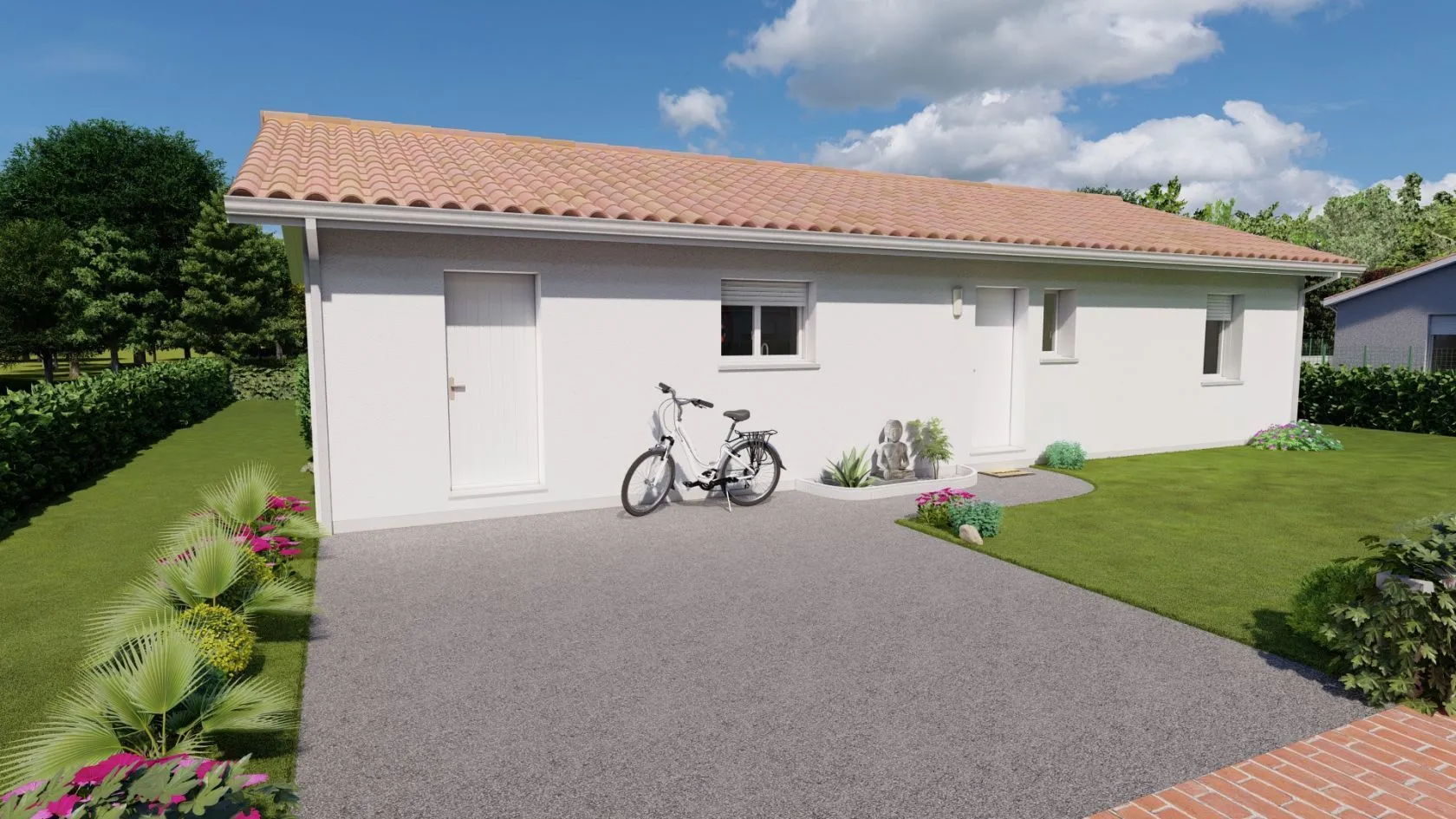 Maison neuve 100 m² à Creysse (24100)