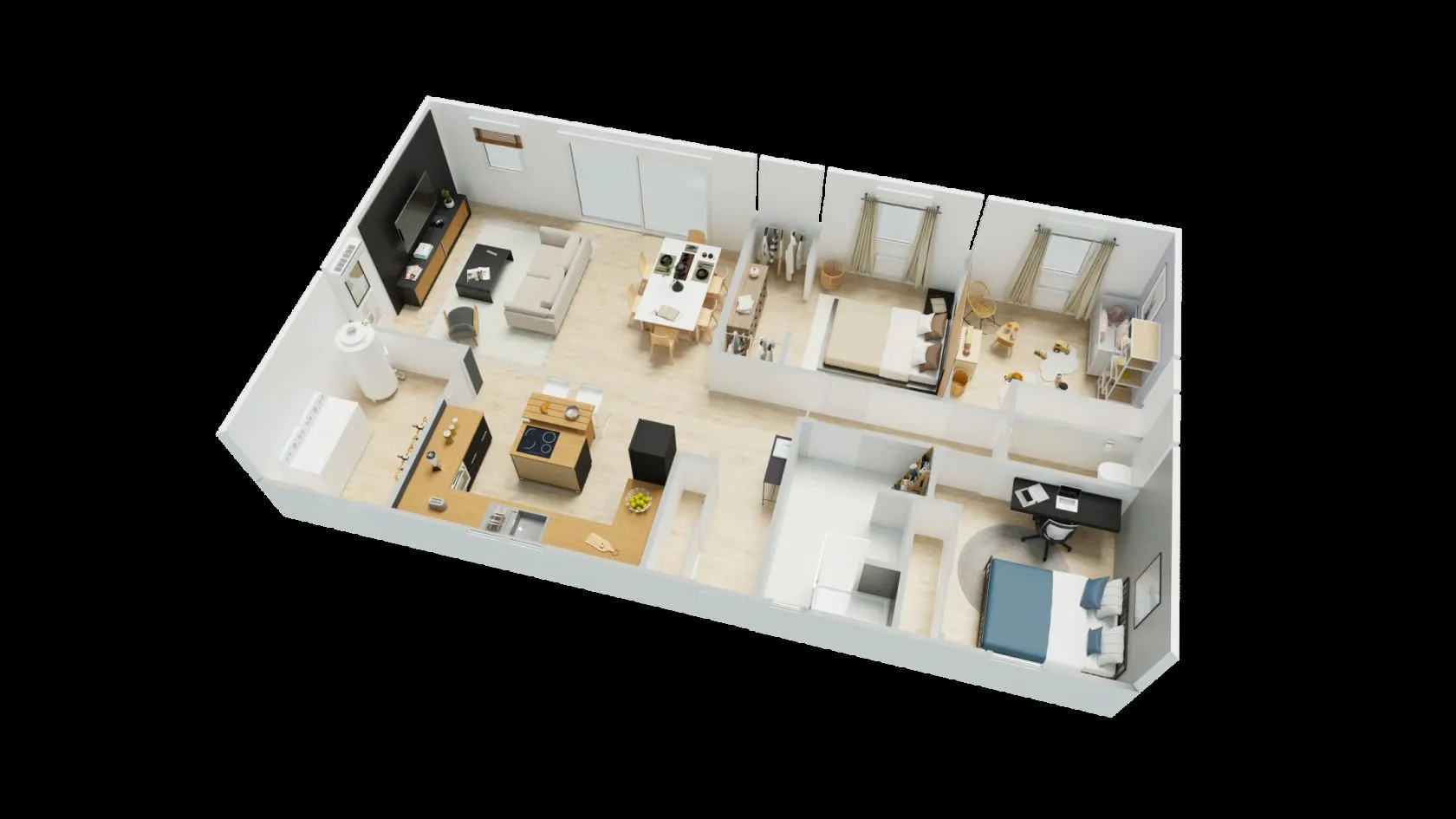 Maison neuve 100 m² à Creysse (24100)