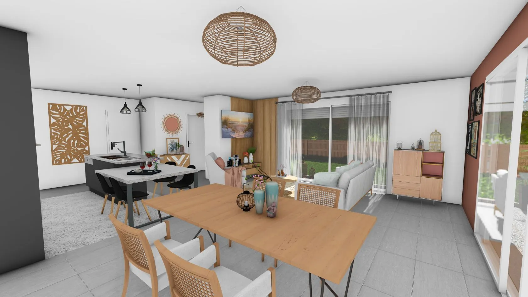Maison neuve 105 m² à Vielle-Saint-Girons (40560)