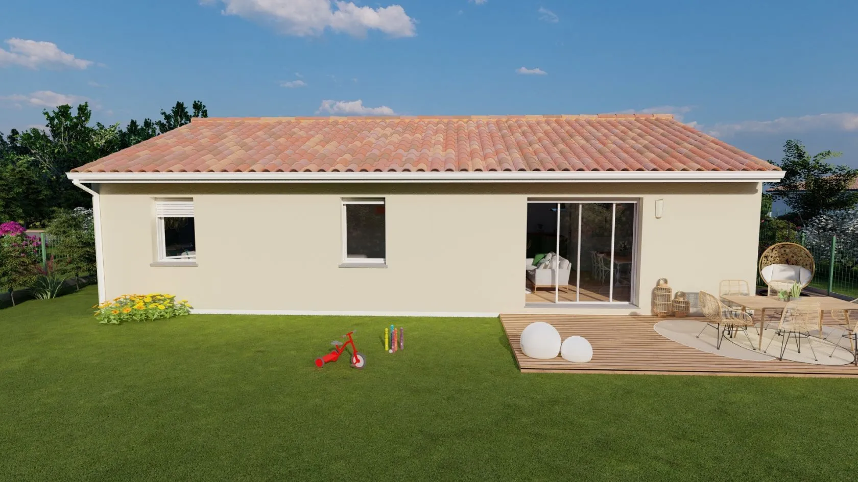 Maison neuve 90 m² à Glandon (87500)