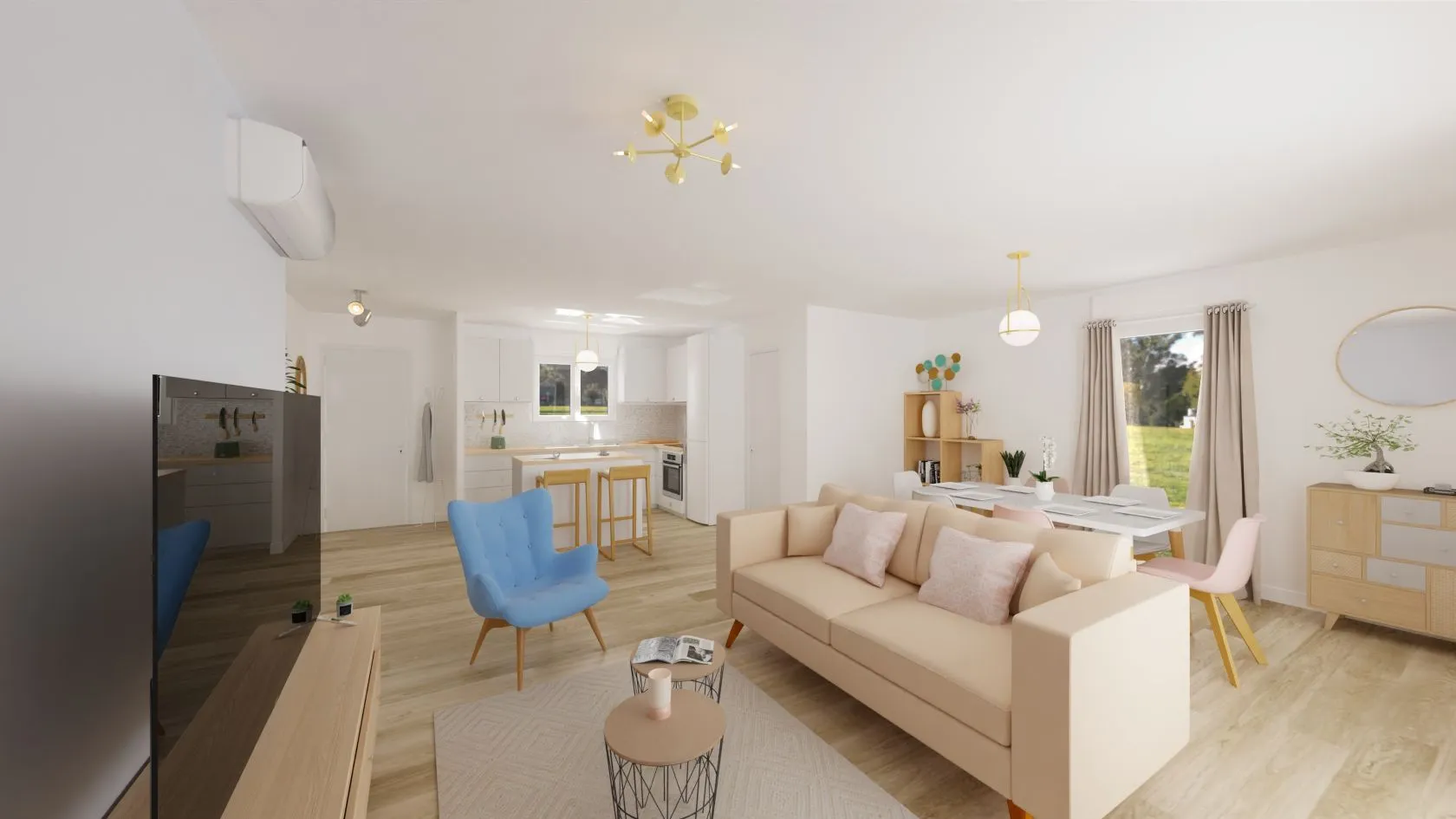 Maison neuve 90 m² à Glandon (87500)