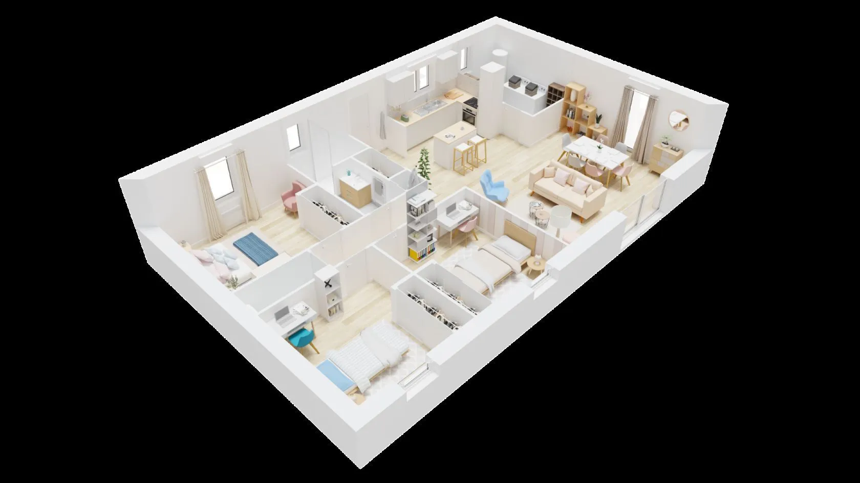 Maison neuve 90 m² à Glandon (87500)