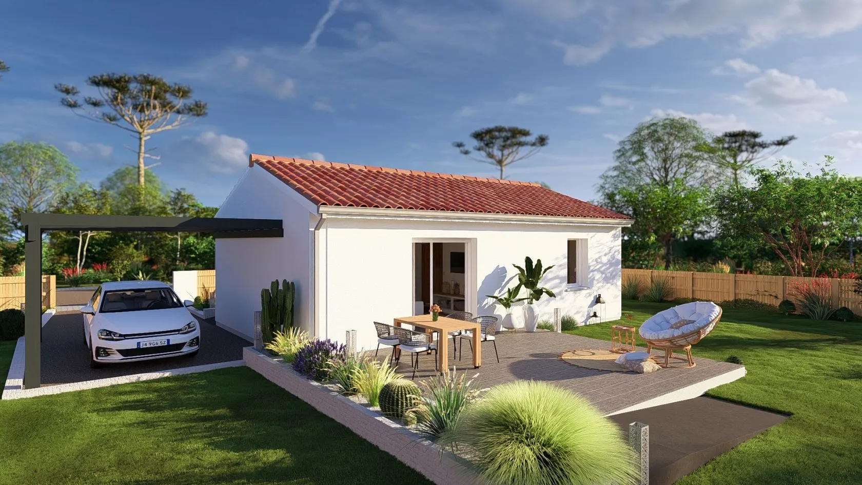 Maison neuve 50 m² à Léognan (33850)