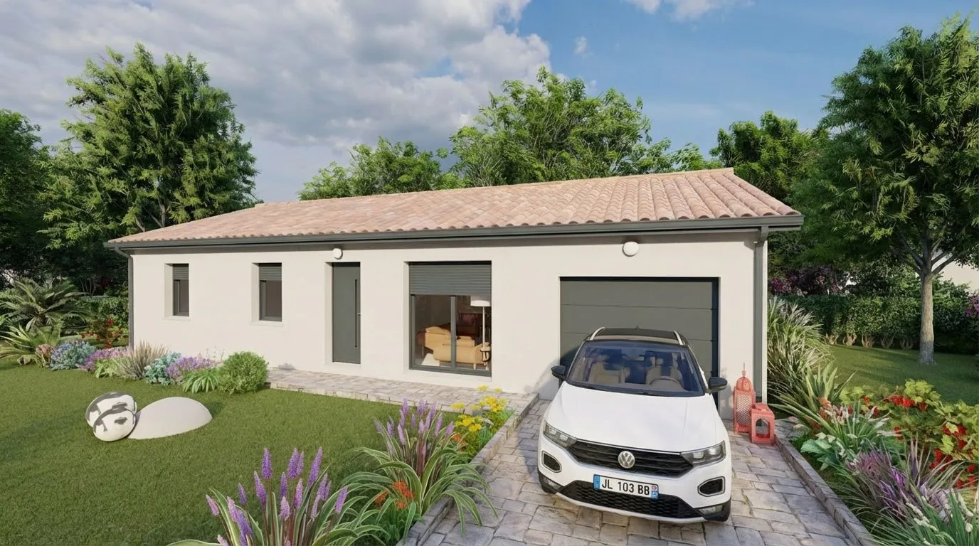 Maison neuve 84 m² à Magnac-Bourg (87380)