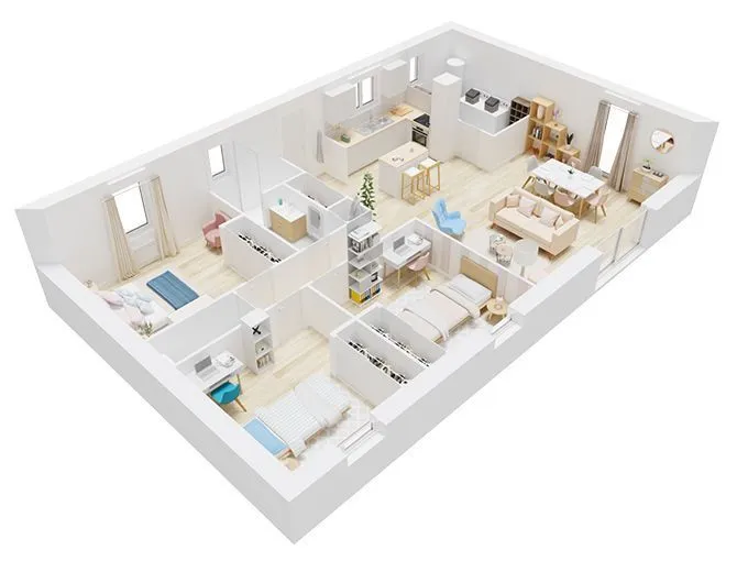 Maison neuve 90 m² à Saint-Laurent (23000)