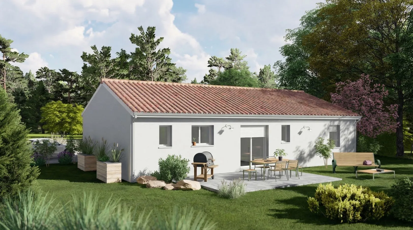 Maison neuve 95 m² à Grands-Chézeaux (87160)