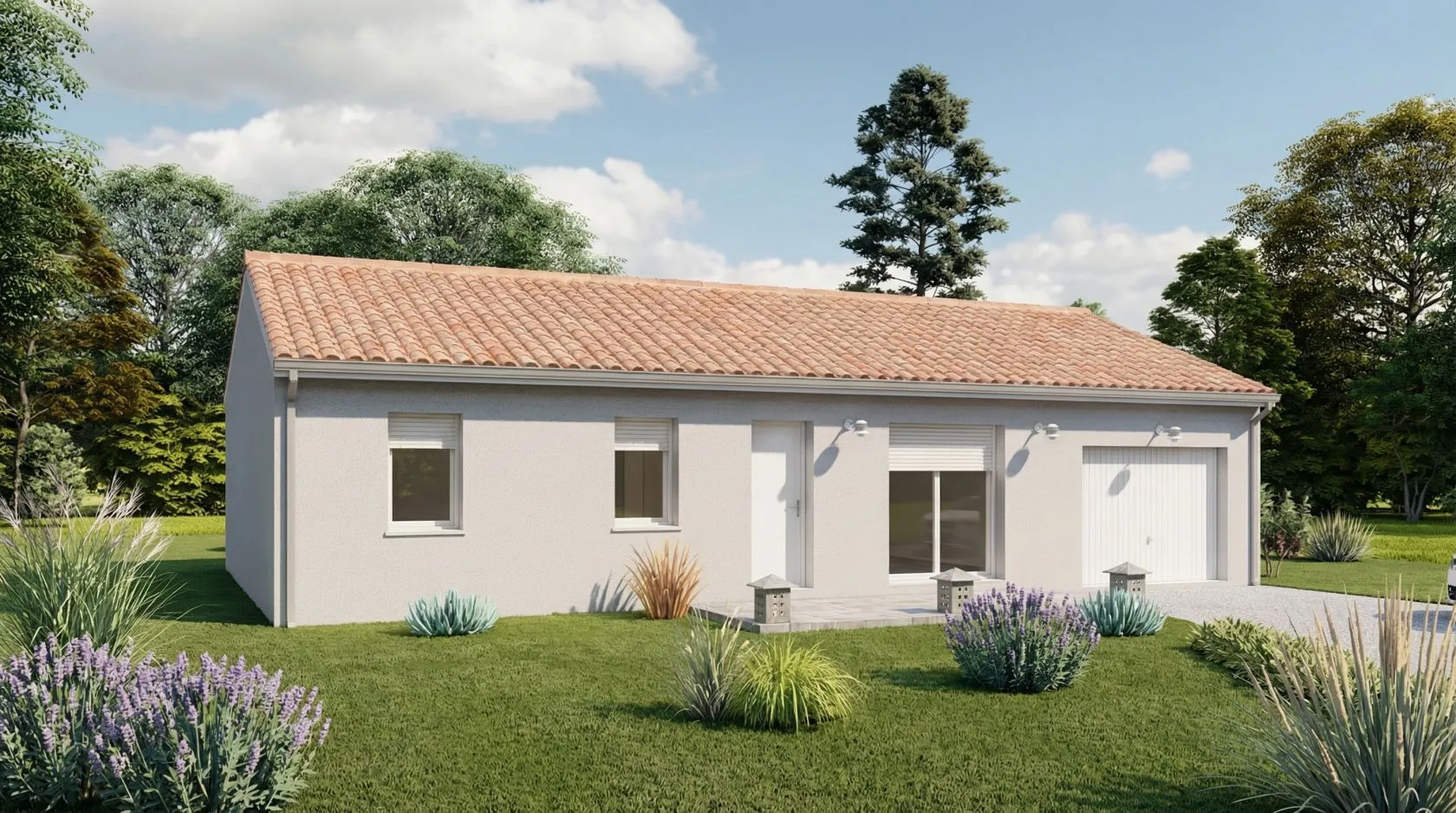 Maison neuve 95 m² à Grands-Chézeaux (87160)