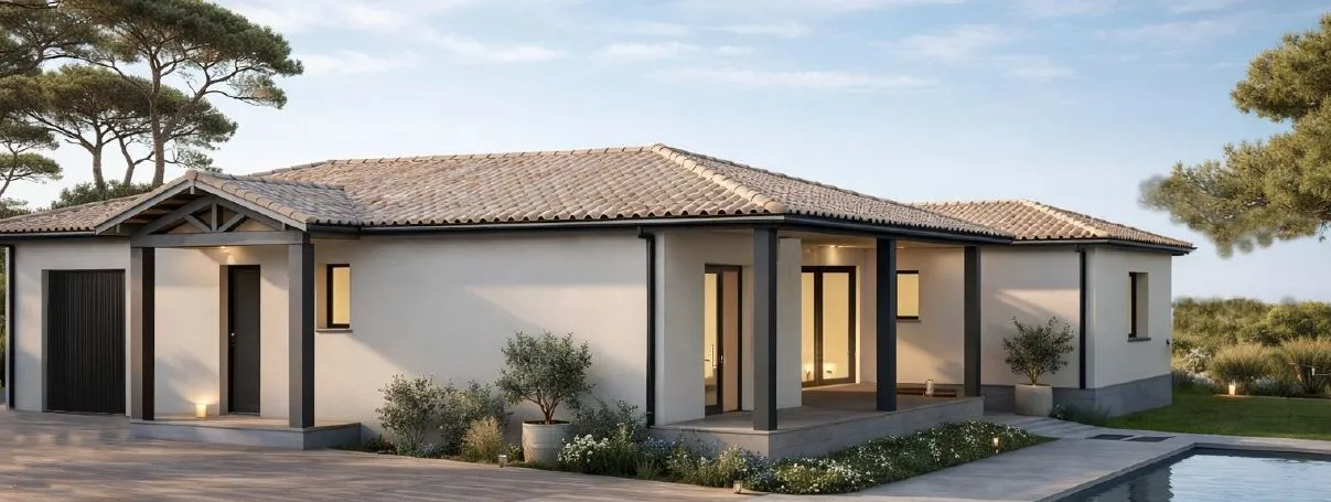 Maison neuve 125 m² à La Brède (33650)